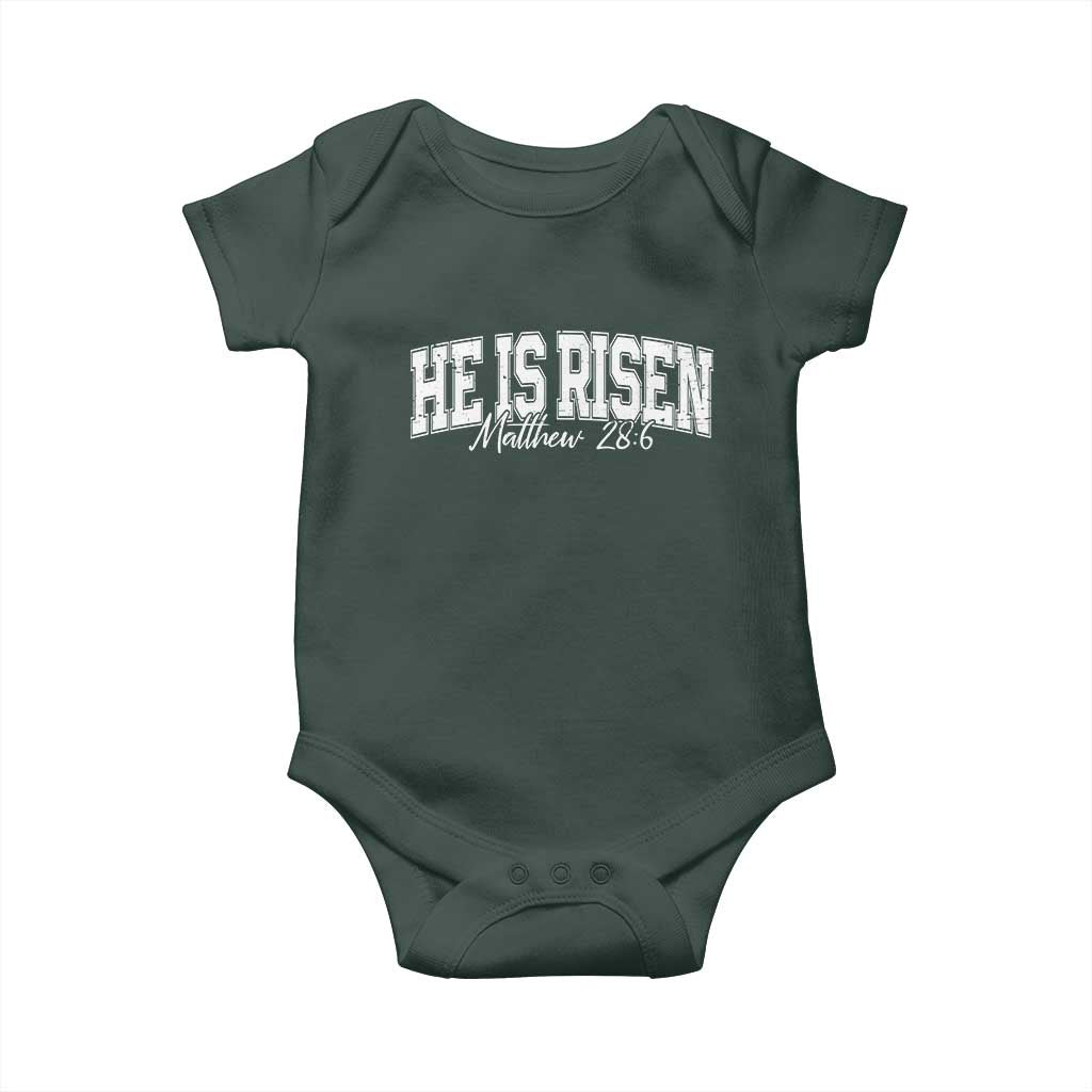 He Is Risen Baby Onesie Easter Day Christian Jesus Religious Gift TS10 Print Your Wear