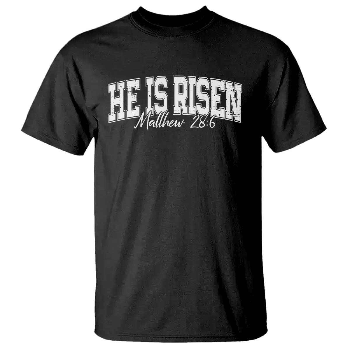 He Is Risen T Shirt Easter Day Christian Jesus Religious Gift TS10 Black Print Your Wear