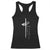 Easter Cross Racerback Tank Top Its Not About The Bunny About Lamb TS10 Black Print Your Wear