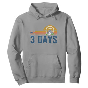Easter A Lot Can Happen in 3 Days Hoodie Retro Religious Easter Christian TS10 Sport Gray Print Your Wear
