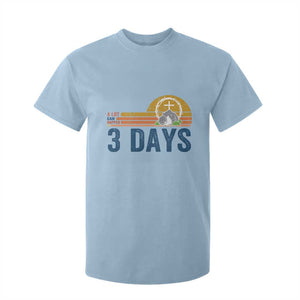 Easter A Lot Can Happen in 3 Days T Shirt For Kid Retro Religious Easter Christian TS10 Light Blue Print Your Wear
