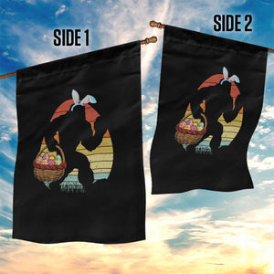 Bigfoot Easter Garden Flag Bunny Sasquatch Eggs Retro TS10 Print Your Wear