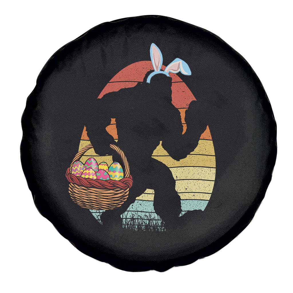 Bigfoot Easter Spare Tire Cover Bunny Sasquatch Eggs Retro TS10 Print Your Wear