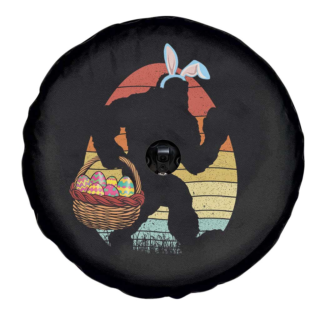 Bigfoot Easter Spare Tire Cover Bunny Sasquatch Eggs Retro TS10 Print Your Wear