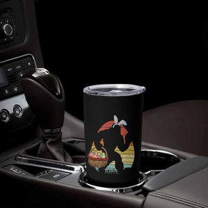 Bigfoot Easter Tumbler Cup Bunny Sasquatch Eggs Retro TS10 Print Your Wear