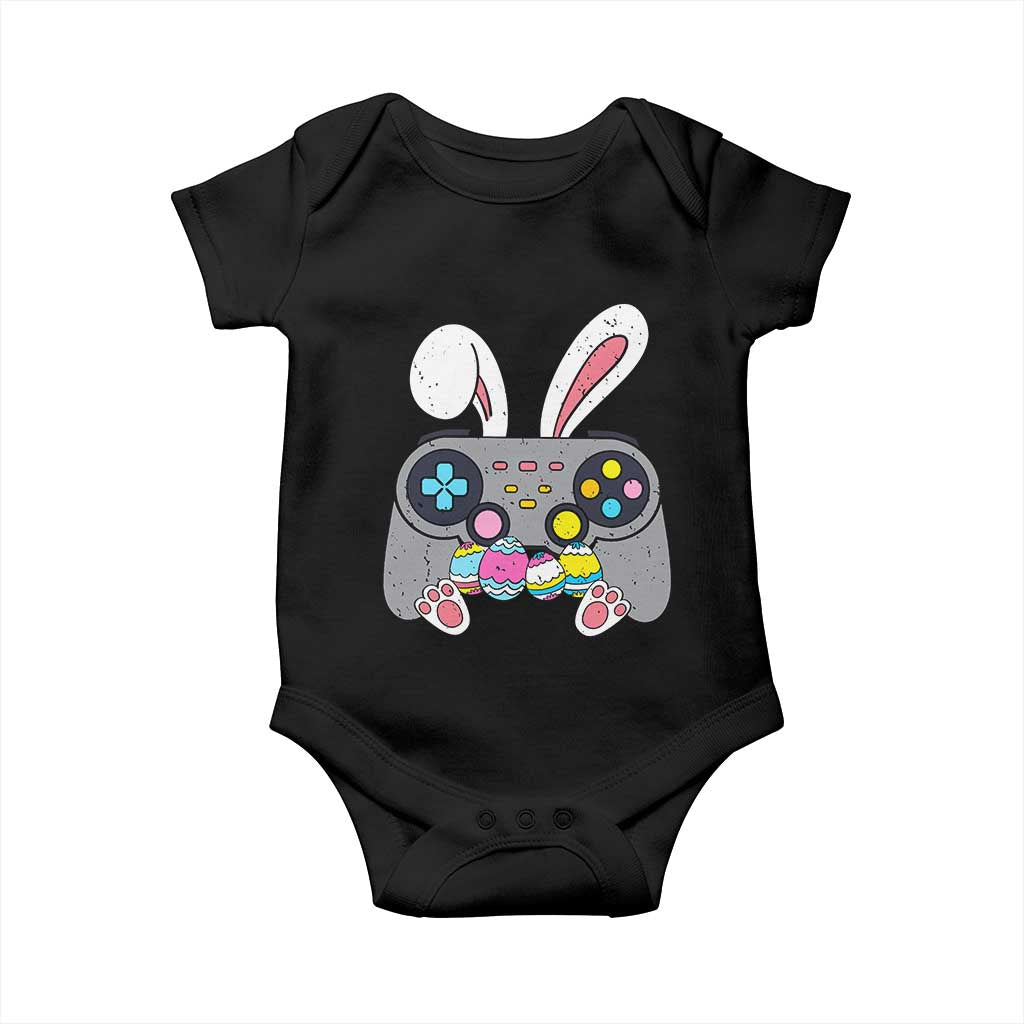 Easter Video Game Baby Onesie Bunny Eggs Gaming Gamer TS10 Black Print Your Wear
