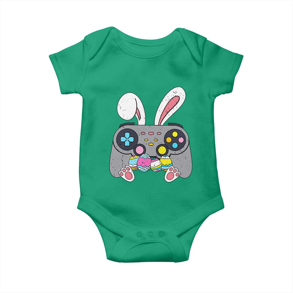 Easter Video Game Baby Onesie Bunny Eggs Gaming Gamer TS10 Irish Green Print Your Wear