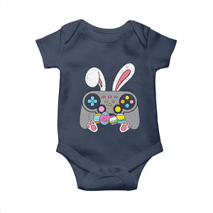 Easter Video Game Baby Onesie Bunny Eggs Gaming Gamer TS10 Navy Print Your Wear