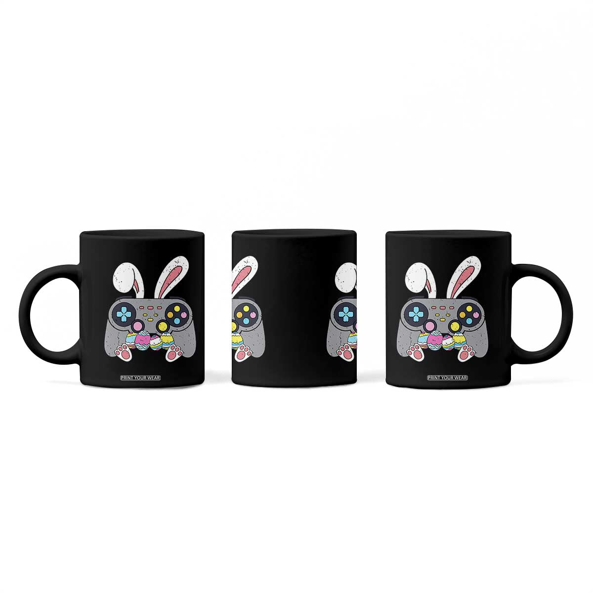 Easter Video Game Coffee Mug Bunny Eggs Gaming Gamer TS10 Print Your Wear