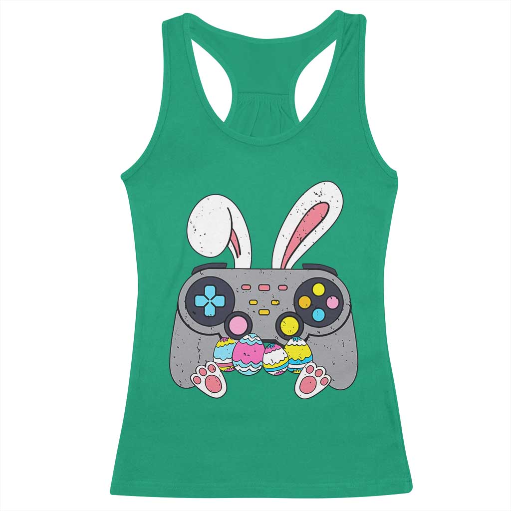 Easter Video Game Racerback Tank Top Bunny Eggs Gaming Gamer TS10 Irish Green Print Your Wear