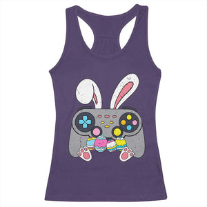 Easter Video Game Racerback Tank Top Bunny Eggs Gaming Gamer TS10 Purple Print Your Wear