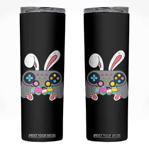 Easter Video Game Skinny Tumbler Bunny Eggs Gaming Gamer TS10 Black Print Your Wear