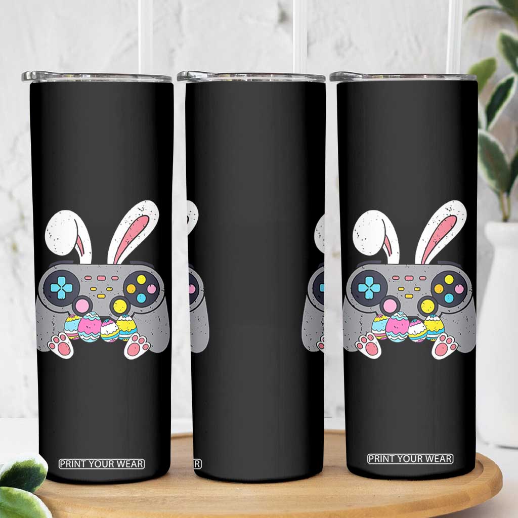 Easter Video Game Skinny Tumbler Bunny Eggs Gaming Gamer TS10 Print Your Wear