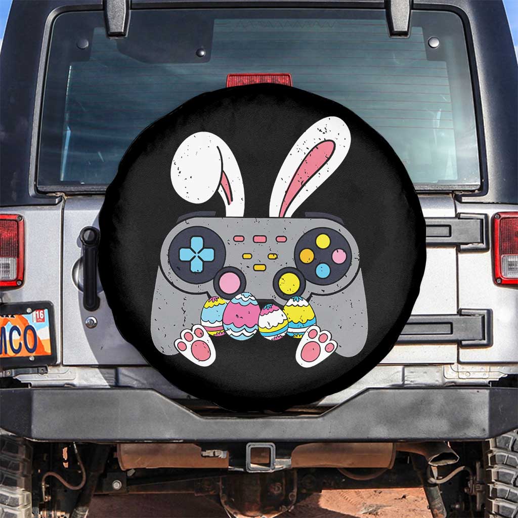 Easter Video Game Spare Tire Cover Bunny Eggs Gaming Gamer TS10 No hole Black Print Your Wear