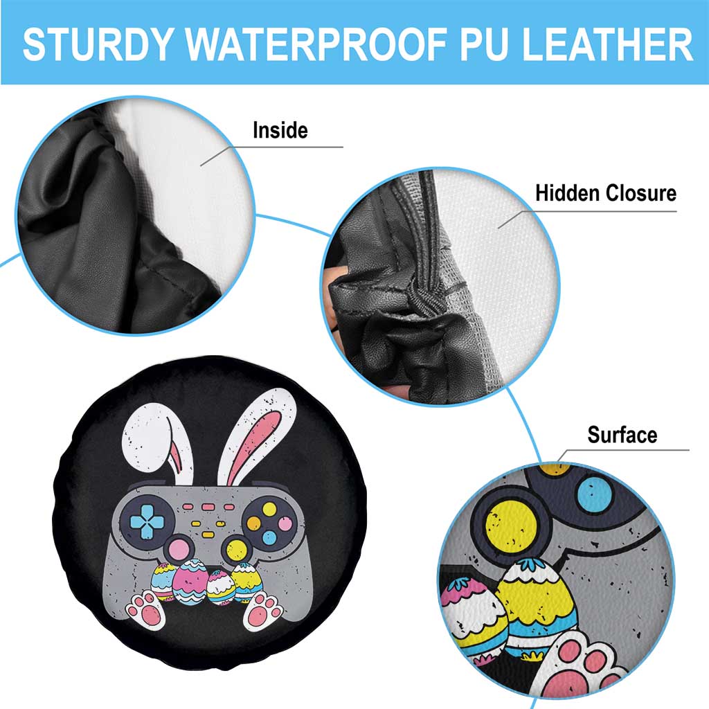 Easter Video Game Spare Tire Cover Bunny Eggs Gaming Gamer TS10 Print Your Wear