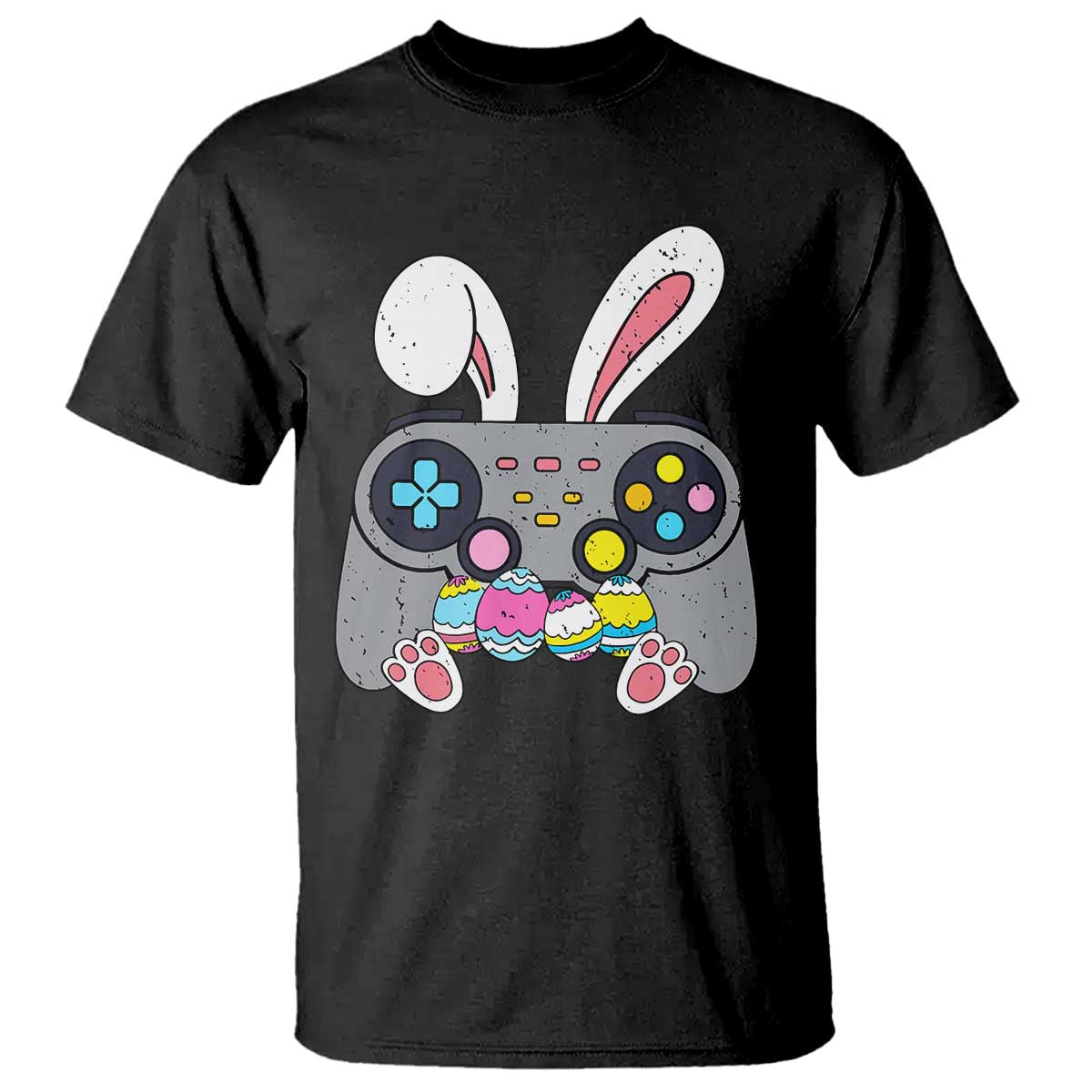 Easter Video Game T Shirt Bunny Eggs Gaming Gamer TS10 Black Print Your Wear