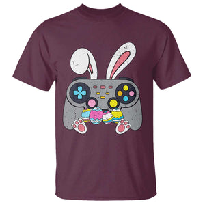 Easter Video Game T Shirt Bunny Eggs Gaming Gamer TS10 Maroon Print Your Wear
