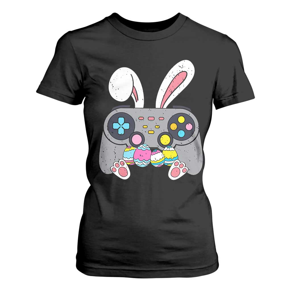Easter Video Game T Shirt For Women Bunny Eggs Gaming Gamer TS10 Black Print Your Wear