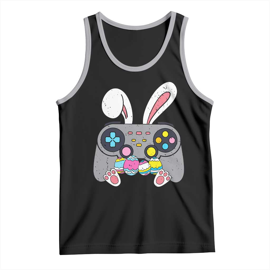 Easter Video Game Tank Top Bunny Eggs Gaming Gamer TS10 Black Athletic Heather Print Your Wear