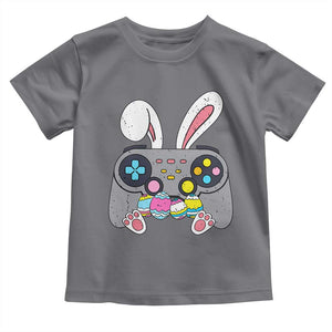 Easter Video Game Toddler T Shirt Bunny Eggs Gaming Gamer TS10 Charcoal Print Your Wear
