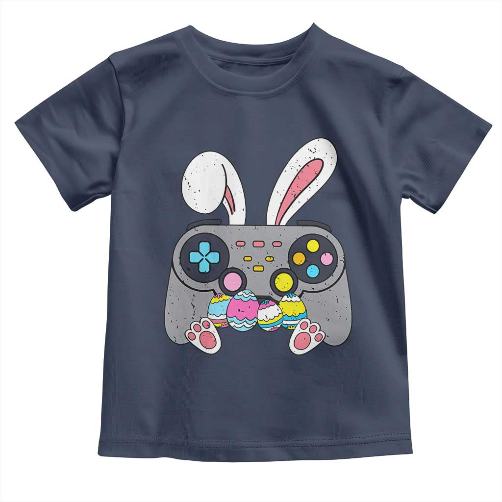 Easter Video Game Toddler T Shirt Bunny Eggs Gaming Gamer TS10 Navy Print Your Wear
