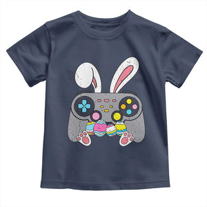 Easter Video Game Toddler T Shirt Bunny Eggs Gaming Gamer TS10 Navy Print Your Wear