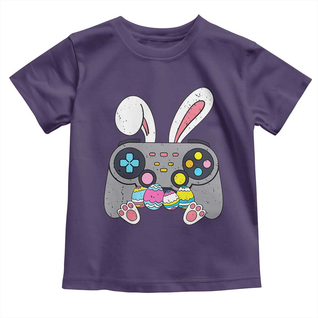 Easter Video Game Toddler T Shirt Bunny Eggs Gaming Gamer TS10 Purple Print Your Wear