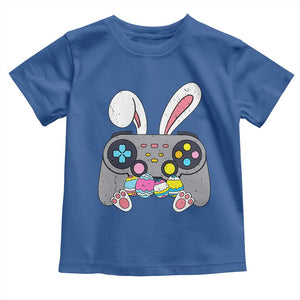 Easter Video Game Toddler T Shirt Bunny Eggs Gaming Gamer TS10 Royal Blue Print Your Wear