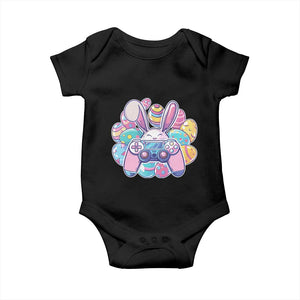 Easter Video Game Baby Onesie Cute Bunny Eggs Gaming Gamer TS10 Black Print Your Wear
