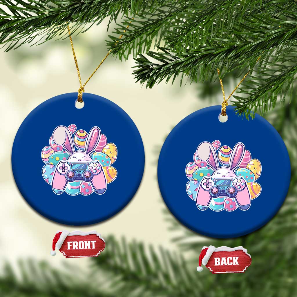 Easter Video Game Ceramic Ornament Cute Bunny Eggs Gaming Gamer TS10 1pc Blue Print Your Wear