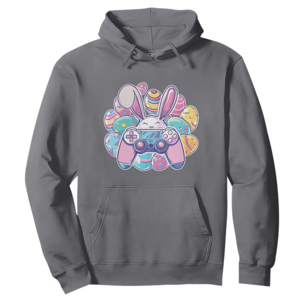 Easter Video Game Hoodie Cute Bunny Eggs Gaming Gamer TS10 Charcoal Print Your Wear
