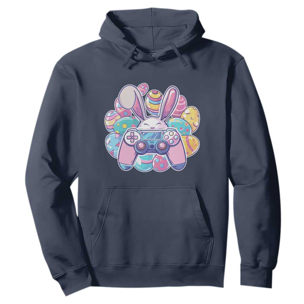 Easter Video Game Hoodie Cute Bunny Eggs Gaming Gamer TS10 Navy Print Your Wear