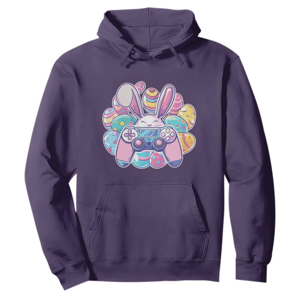 Easter Video Game Hoodie Cute Bunny Eggs Gaming Gamer TS10 Purple Print Your Wear