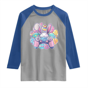 Easter Video Game Raglan Shirt Cute Bunny Eggs Gaming Gamer TS10 Sport Gray Royal Print Your Wear