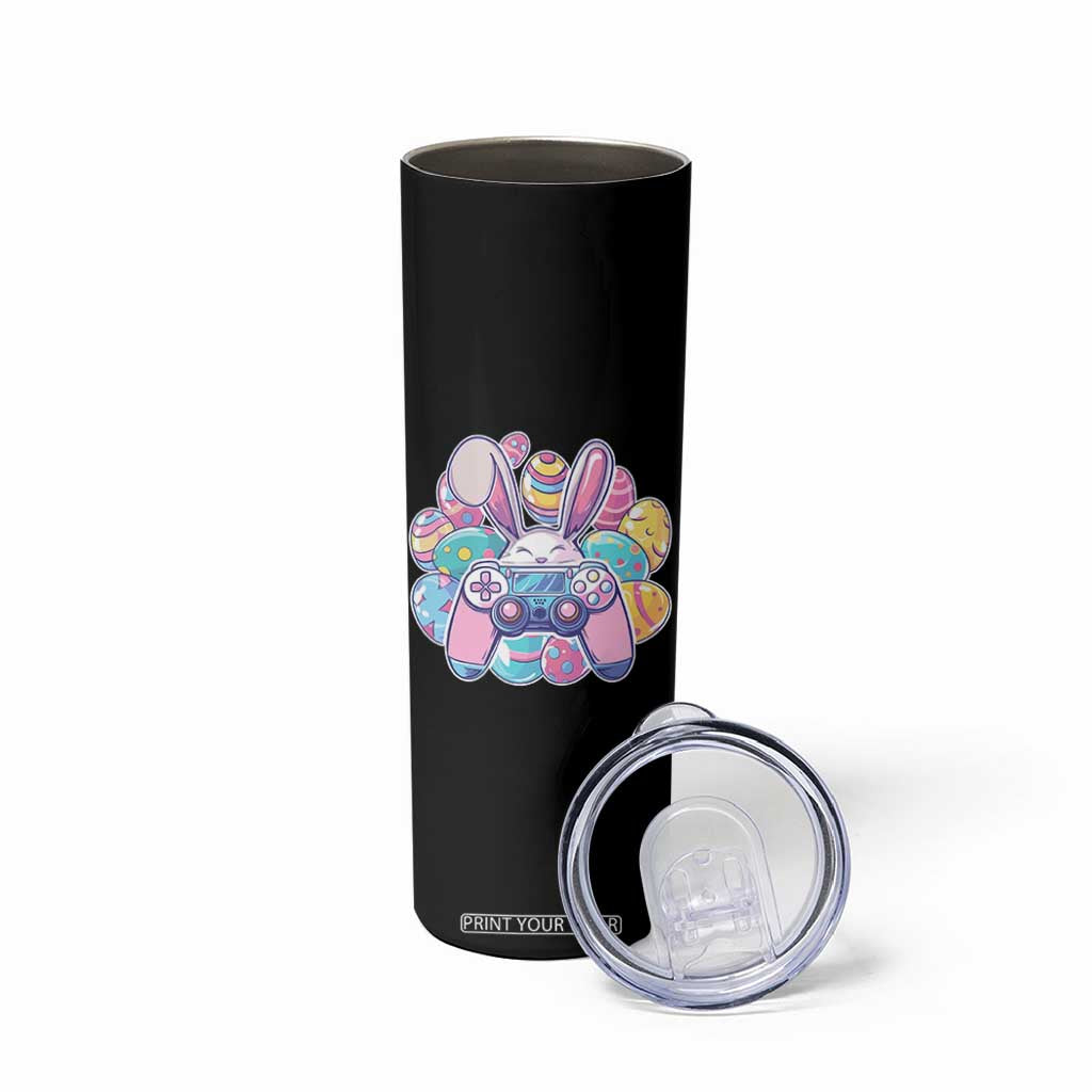 Easter Video Game Skinny Tumbler Cute Bunny Eggs Gaming Gamer TS10 Print Your Wear