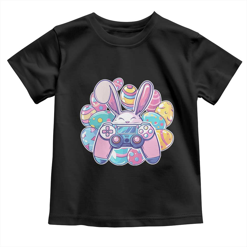 Easter Video Game Toddler T Shirt Cute Bunny Eggs Gaming Gamer TS10 Black Print Your Wear