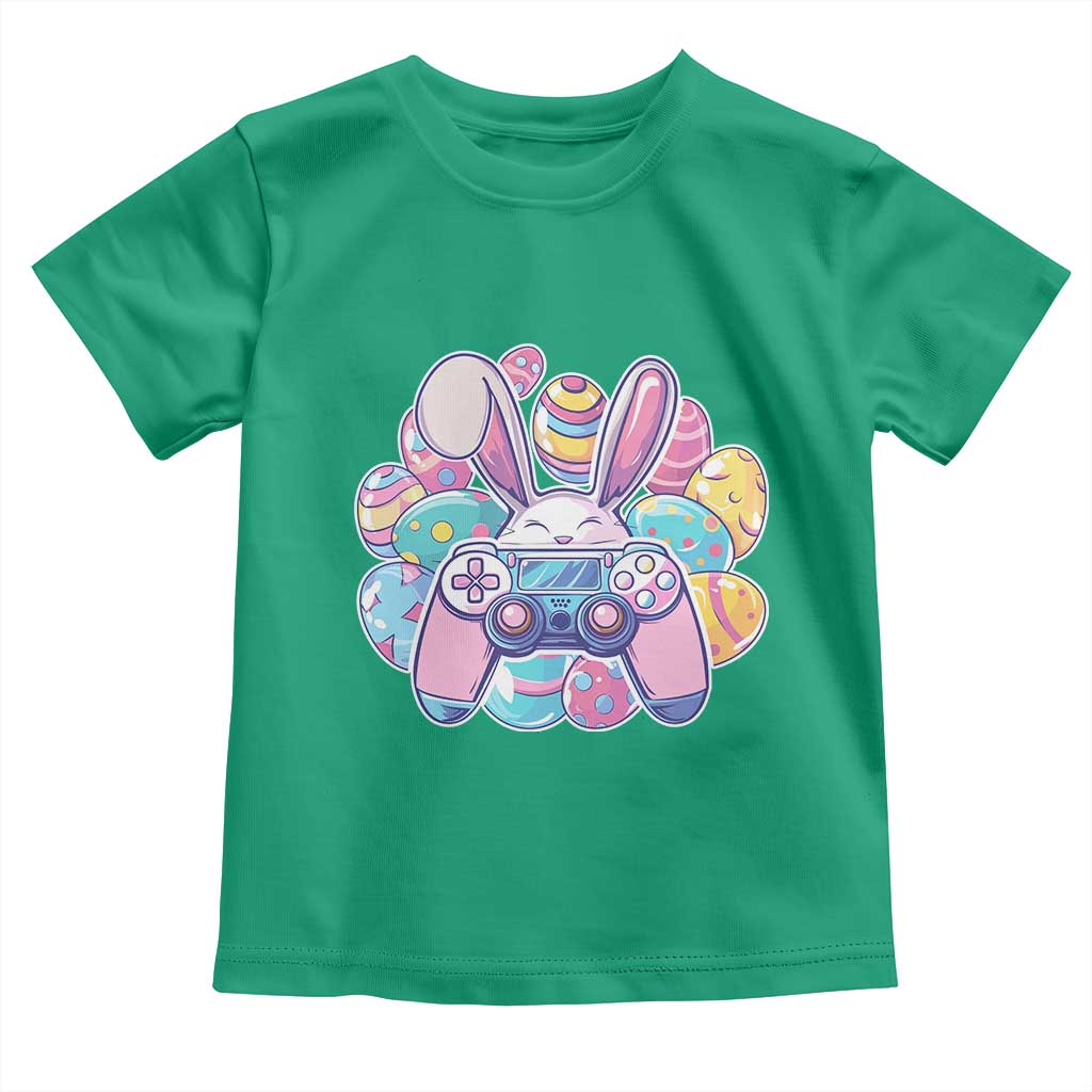 Easter Video Game Toddler T Shirt Cute Bunny Eggs Gaming Gamer TS10 Irish Green Print Your Wear