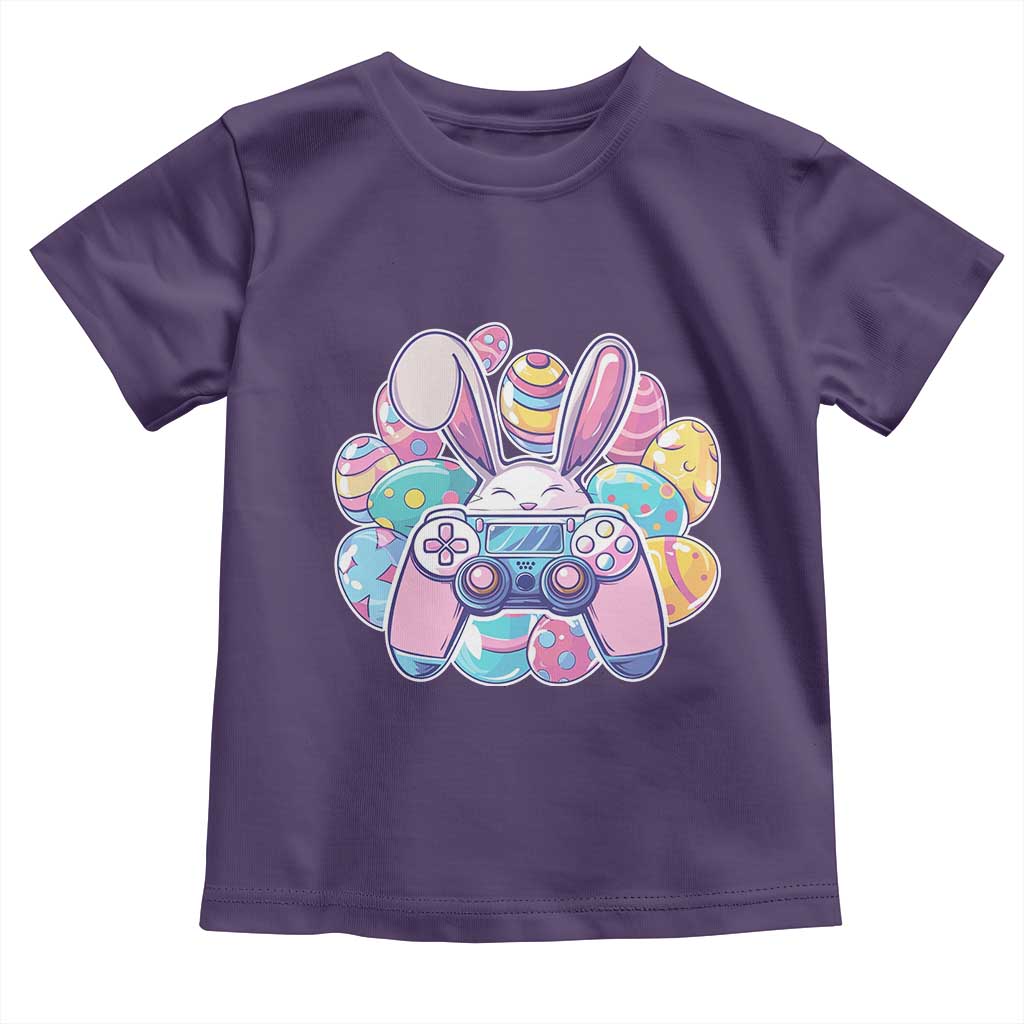 Easter Video Game Toddler T Shirt Cute Bunny Eggs Gaming Gamer TS10 Purple Print Your Wear