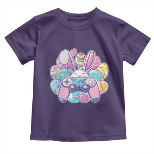 Easter Video Game Toddler T Shirt Cute Bunny Eggs Gaming Gamer TS10 Purple Print Your Wear