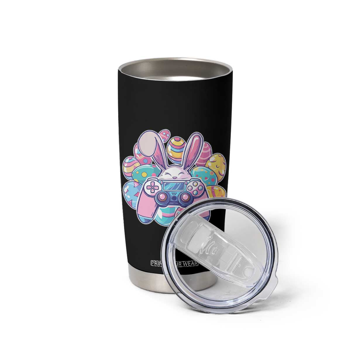 Easter Video Game Tumbler Cup Cute Bunny Eggs Gaming Gamer TS10 Print Your Wear