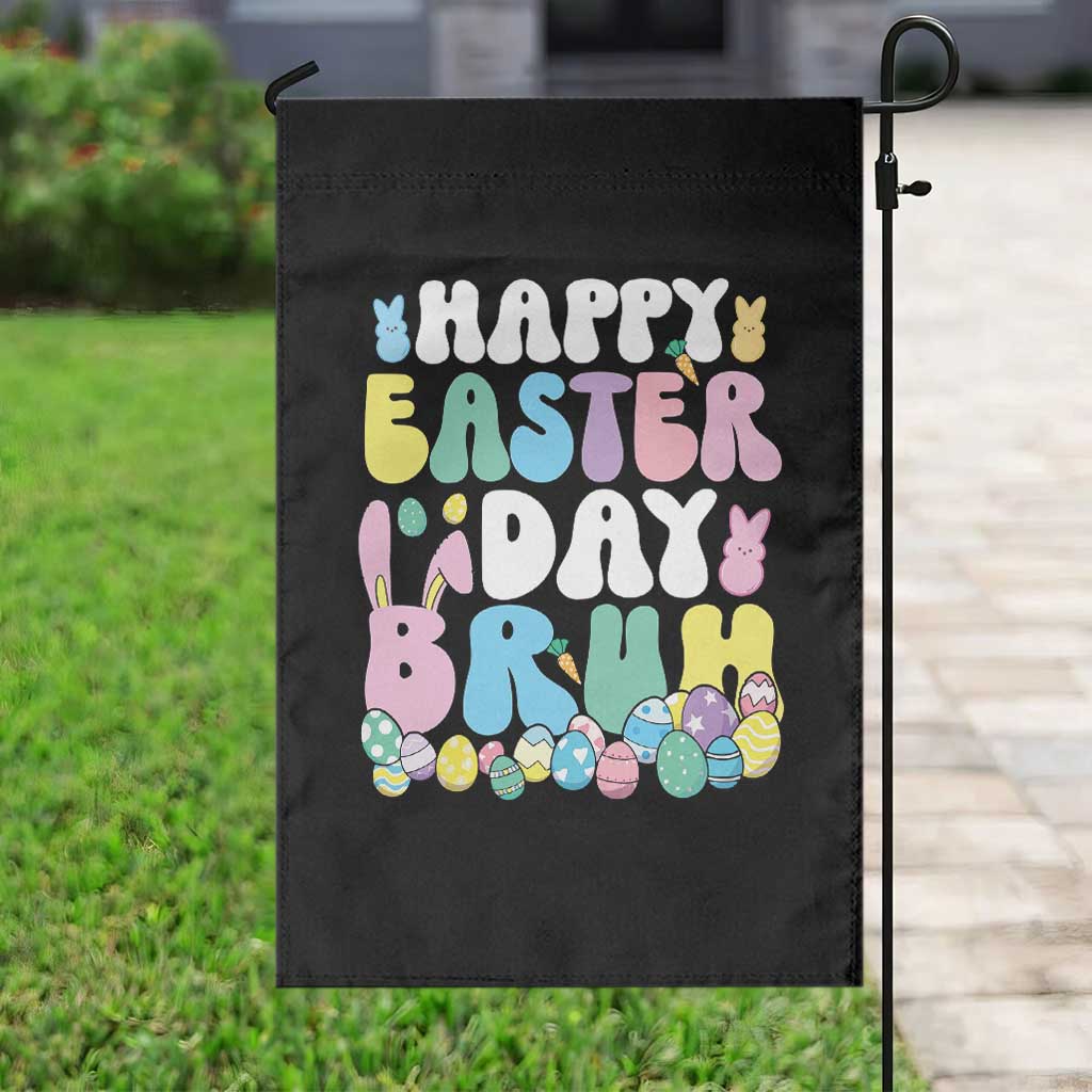 Bruh Easter Garden Flag Teens Boys Kids Cute Bunny Eggs TS10 Print Your Wear