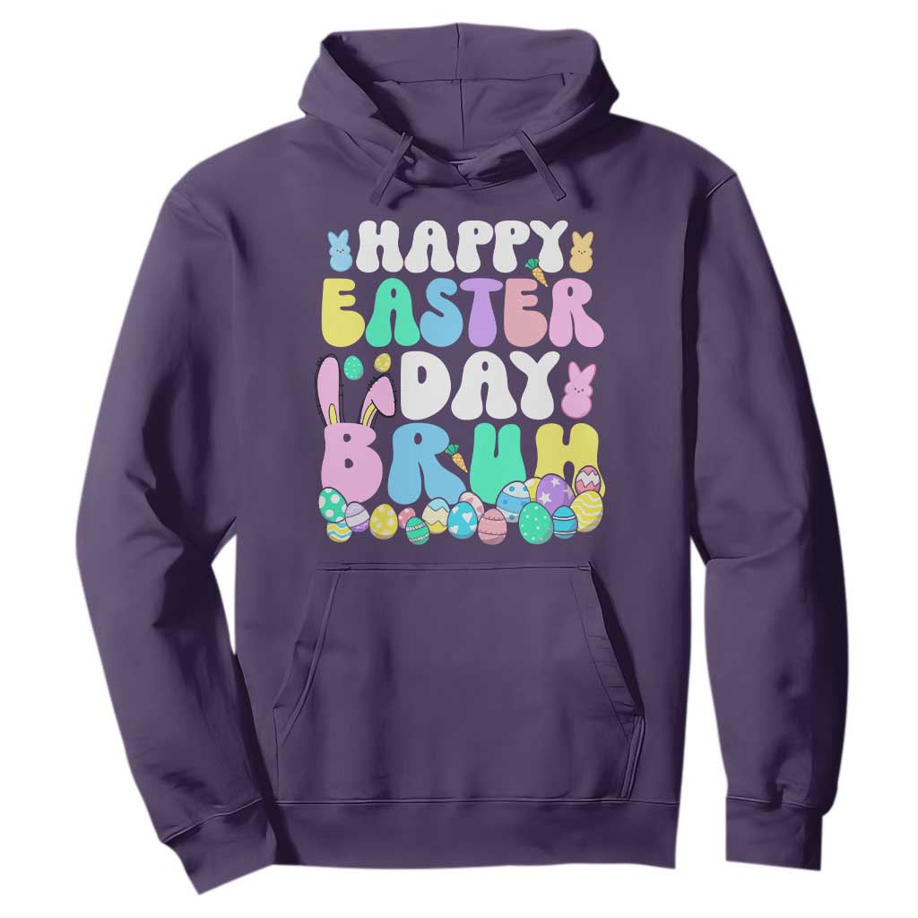 Bruh Easter Hoodie Teens Boys Kids Cute Bunny Eggs TS10 Purple Print Your Wear