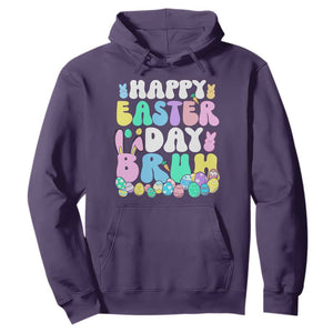 Bruh Easter Hoodie Teens Boys Kids Cute Bunny Eggs TS10 Purple Print Your Wear