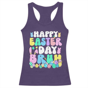 Bruh Easter Racerback Tank Top Teens Boys Kids Cute Bunny Eggs TS10 Purple Print Your Wear