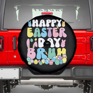 Bruh Easter Spare Tire Cover Teens Boys Kids Cute Bunny Eggs TS10 Black Print Your Wear