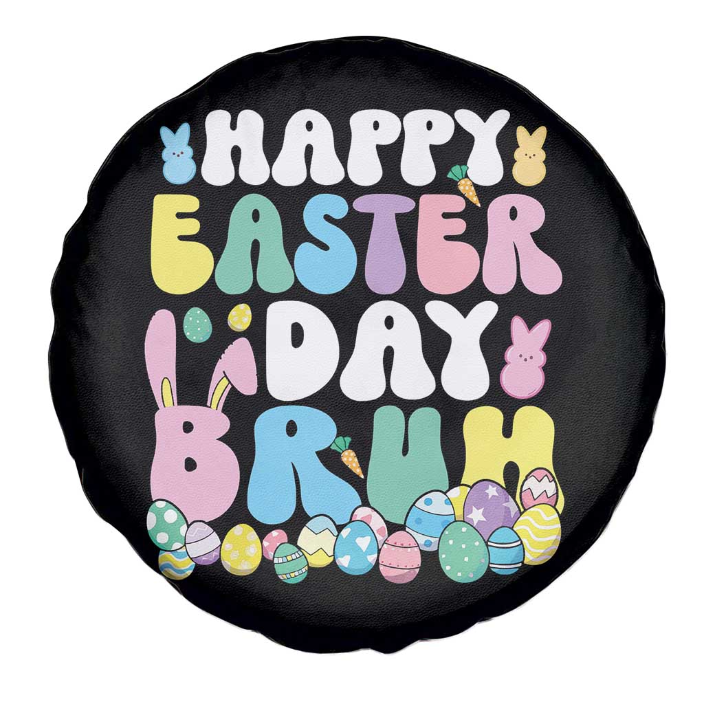 Bruh Easter Spare Tire Cover Teens Boys Kids Cute Bunny Eggs TS10 Print Your Wear