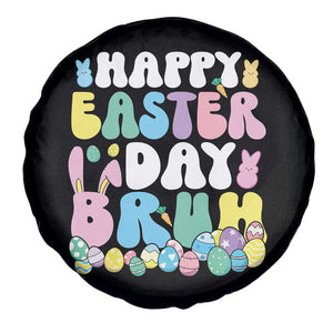 Bruh Easter Spare Tire Cover Teens Boys Kids Cute Bunny Eggs TS10 Print Your Wear