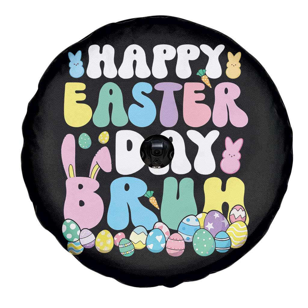 Bruh Easter Spare Tire Cover Teens Boys Kids Cute Bunny Eggs TS10 Print Your Wear