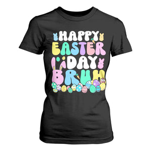 Bruh Easter T Shirt For Women Teens Boys Kids Cute Bunny Eggs TS10 Black Print Your Wear