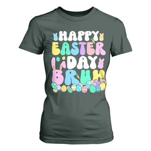 Bruh Easter T Shirt For Women Teens Boys Kids Cute Bunny Eggs TS10 Dark Forest Green Print Your Wear